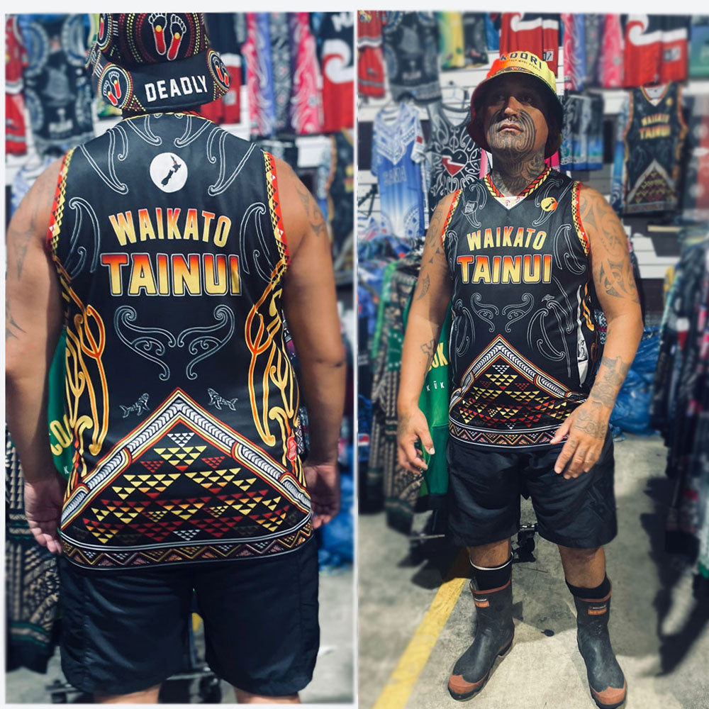 • Waikato Tainui Basketball Singlet