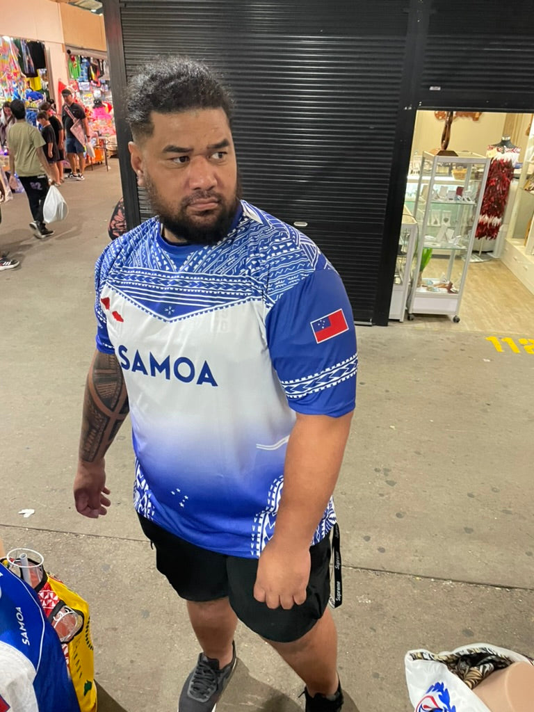Express made Samoa Supporters Jersy Shirt - unisex fit
