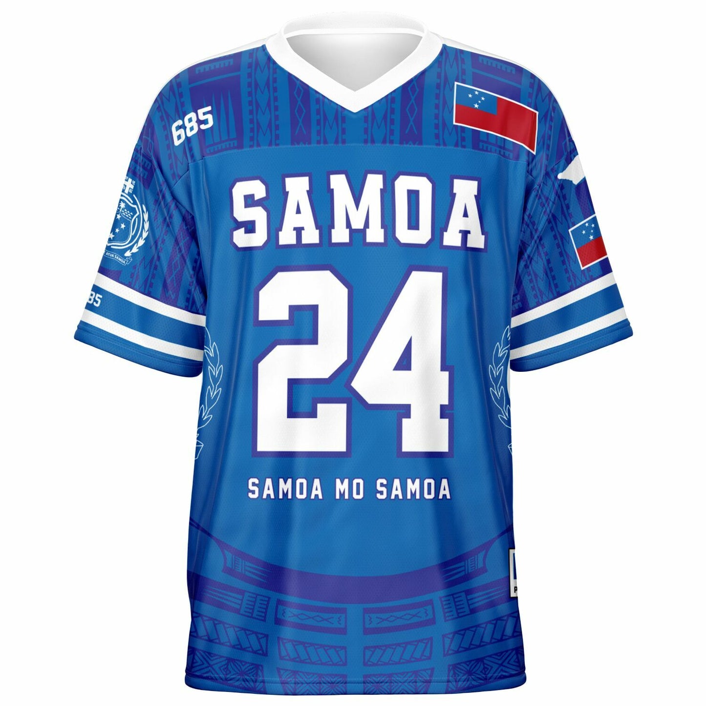 Samoa Blue white AFL (price includes delivery)