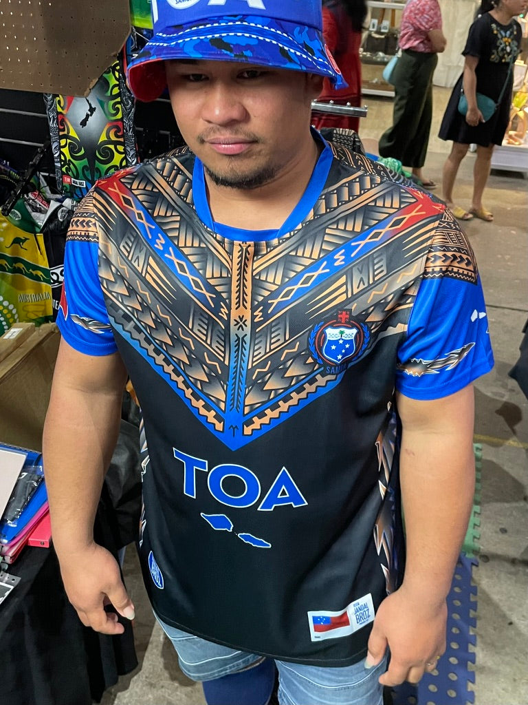• Samoa Rugby Jersy Siva Tau