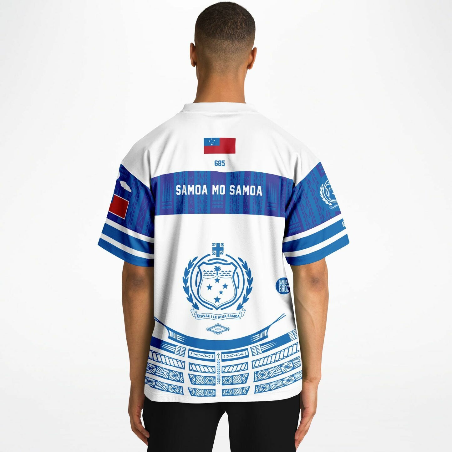 Samoa Blue white AFL (price includes delivery)