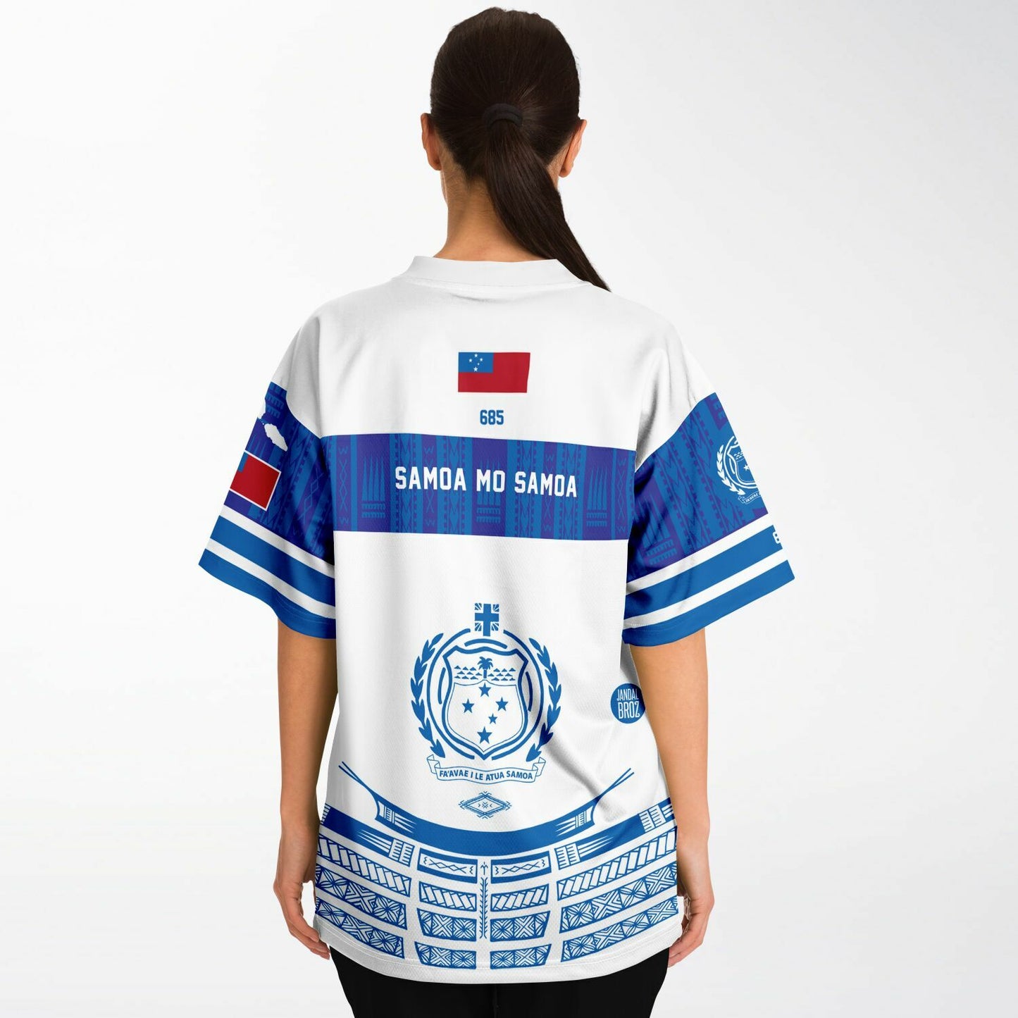 Samoa Blue white AFL (price includes delivery)
