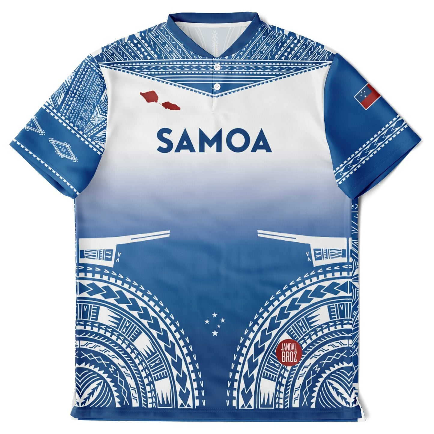 Express made Samoa Supporters Jersy Shirt - unisex fit