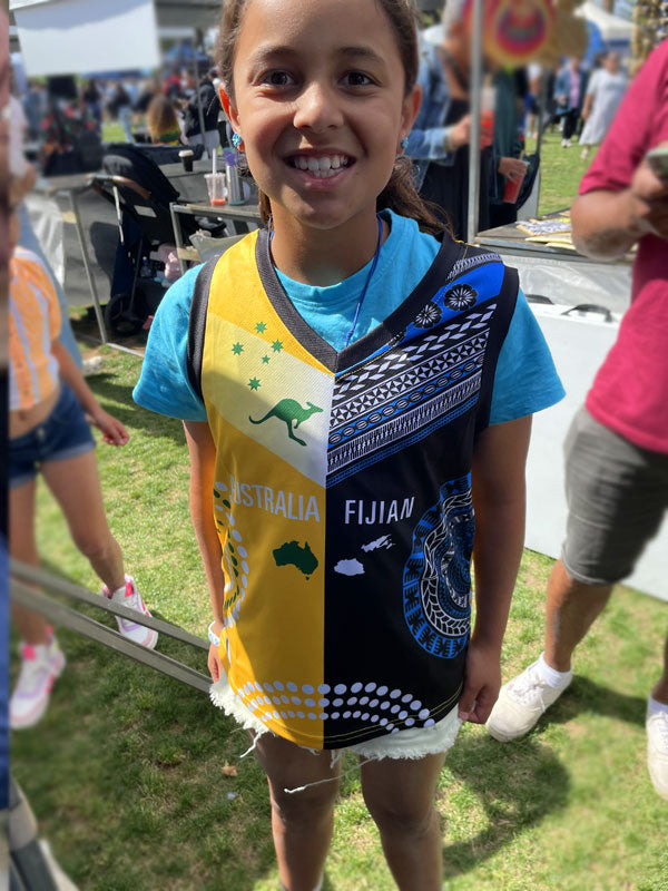 Fiji Australia Youth Sports vest
