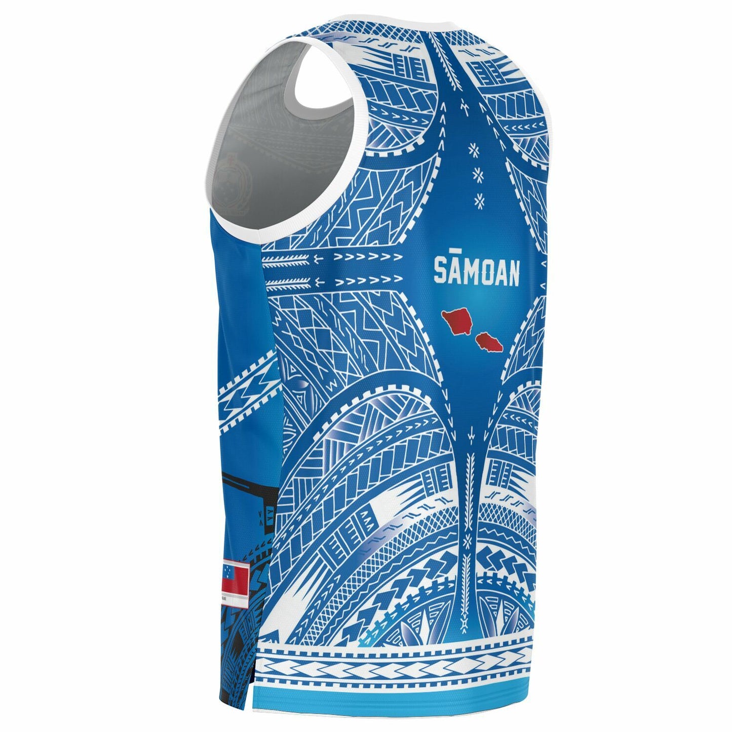 Samoa Toa Basketball Jersey - blue