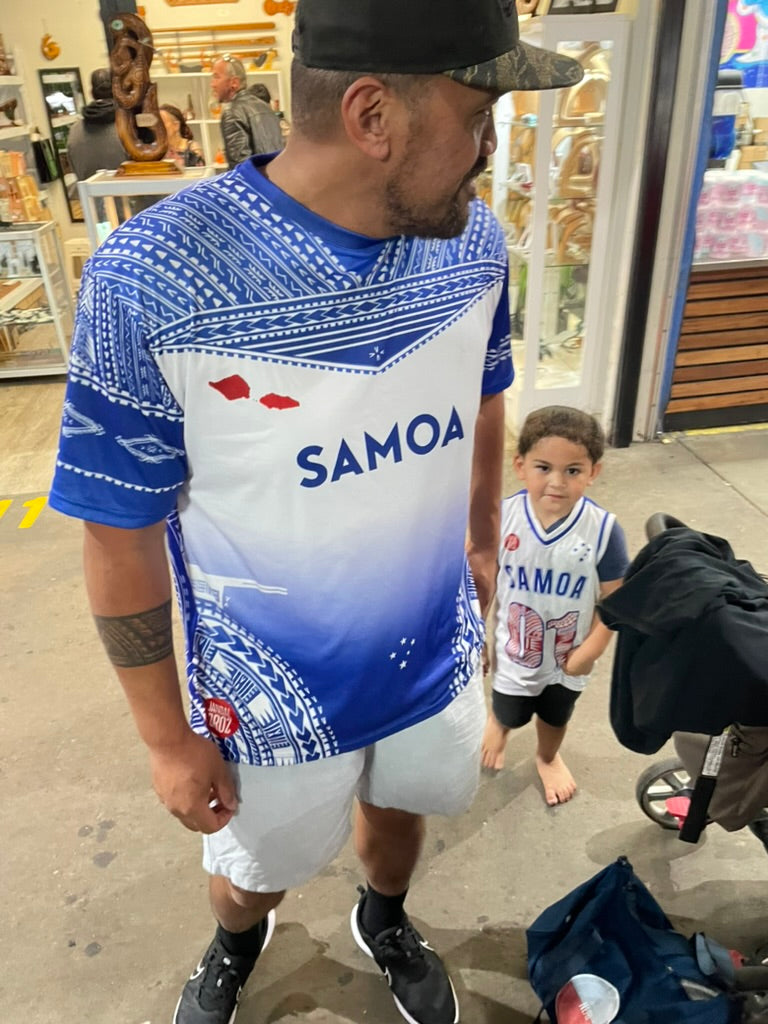 Express made Samoa Supporters Jersy Shirt - unisex fit