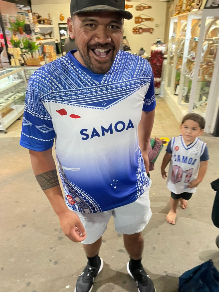 Express made Samoa Supporters Jersy Shirt - unisex fit