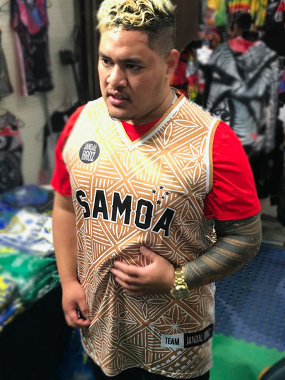 • Adults Samoa Basketball Singlet Siapo Manu Samoa