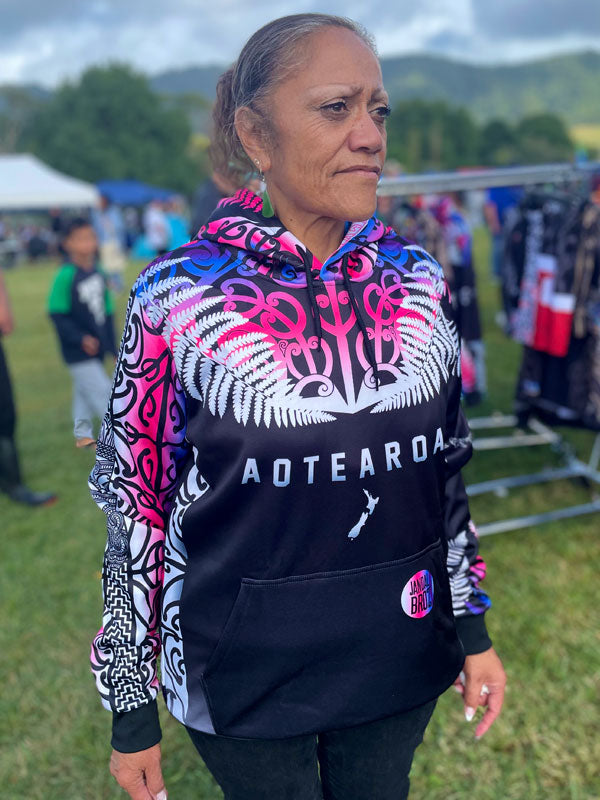 • Aroha Nui Māori Hoodie