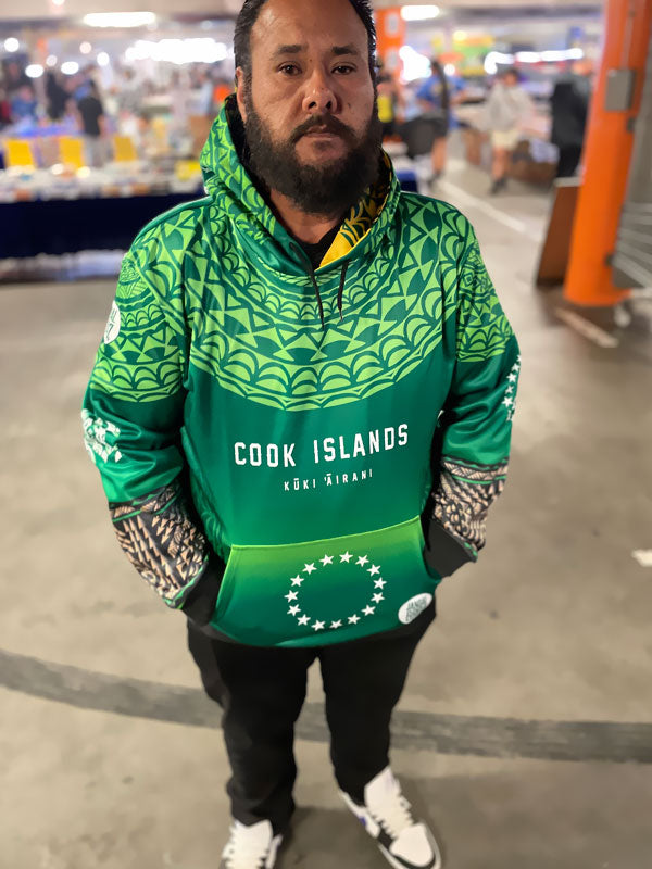 • Cook Islands hoodie Kūki 'Āirani chest round