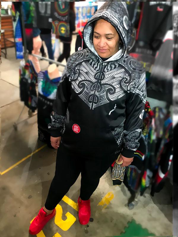 • Wairua Aotearoa Māori hoodie WITH ZIPP VERSION.