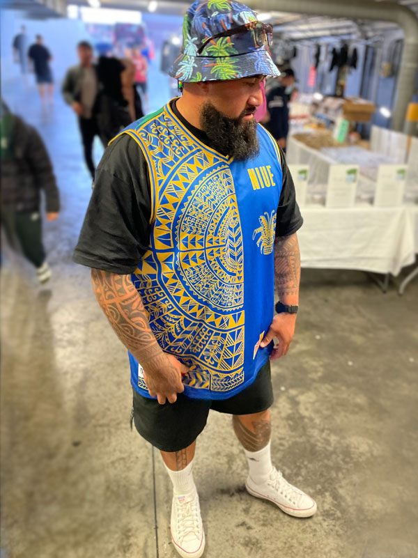 Niue Basketball Singlet Hiapo side