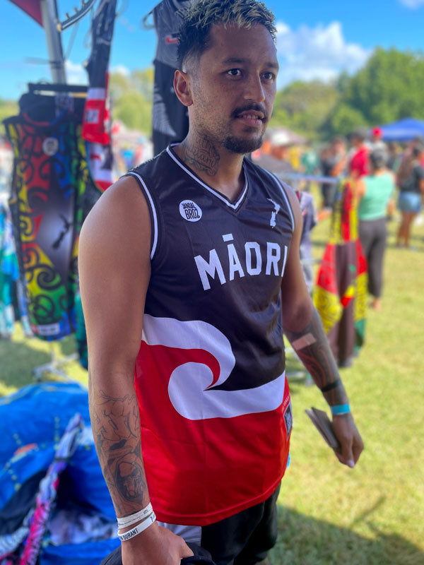 • Basketball Singlet Maori Tino Rangatiratanga
