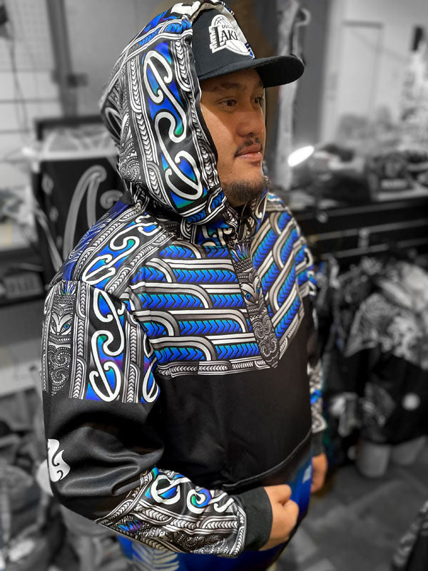 • Tangaroa Whakairo Māori Hoodie