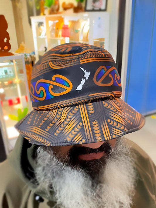 Māori Whakairo Bucket hat (pōtae)