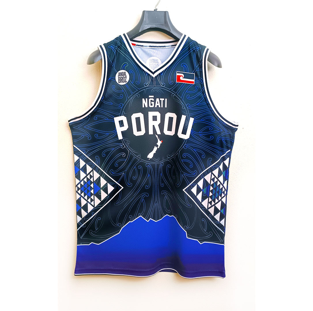Ngāti Porou Basketball Singlet Māori