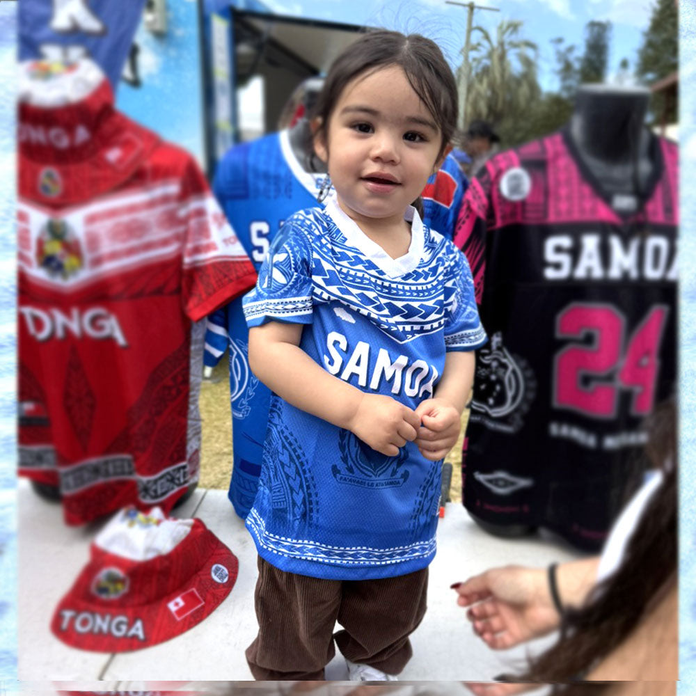 • SAMOA Kids Blue shirt