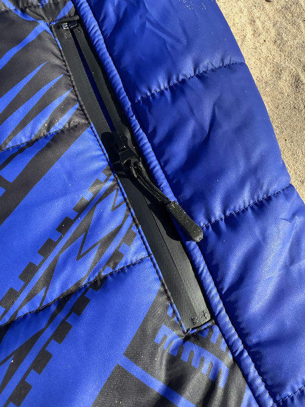 • Samoa Puff jacket Blue siapo inside