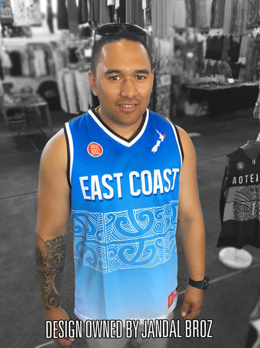 Basketball Singlet East Coast Aotearoa
