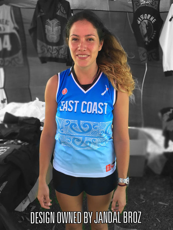 Basketball Singlet East Coast Aotearoa