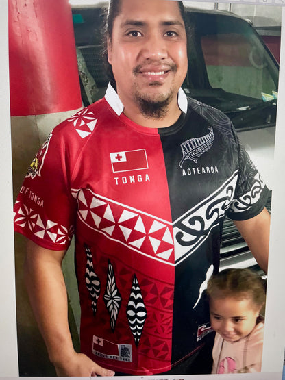 • Tonga New Zealand Rugby Jersy