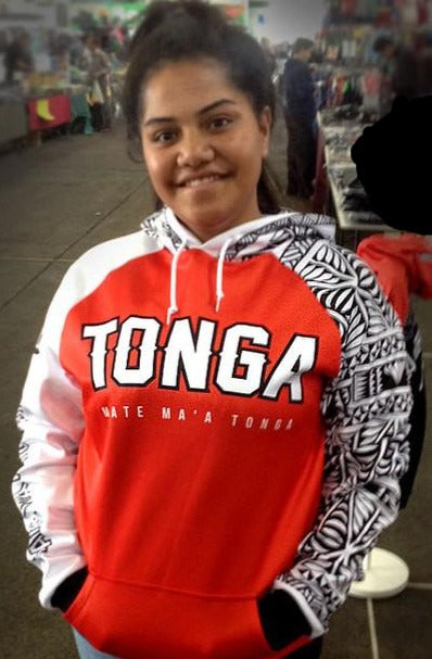 • Tonga Hoodie Red