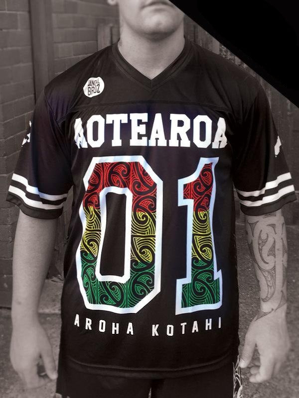 Aotearoa Reggae American Football Jersy