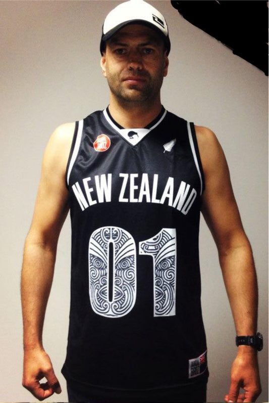 -Basketball Singlet New Zealand