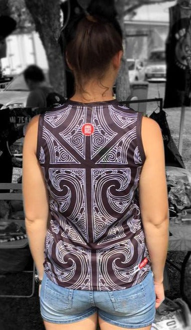 Wahine Basketball Singlet Puhoro Mangu Wairua