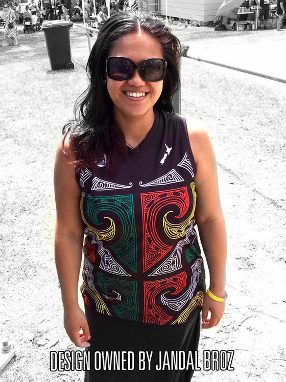 OLD Basketball Singlet Aotearoa Reggae Music Puhoro OLD