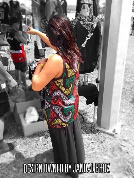 OLD Basketball Singlet Aotearoa Reggae Music Puhoro OLD