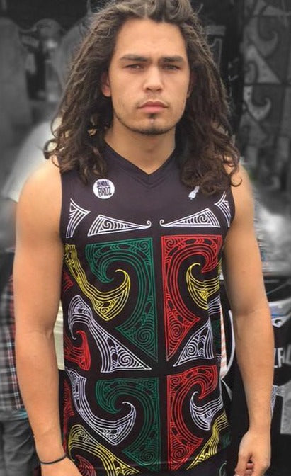 Puhoro Jah Reggae Basketball Singlet