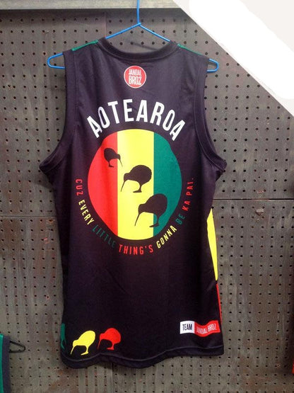 Basketball Singlet Aotearoa Reggae Youth
