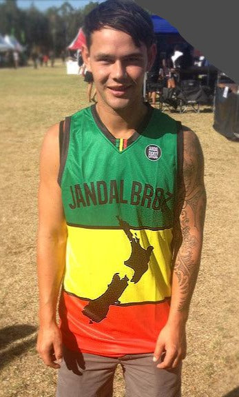 -Basketball Singlet Aotearoa Reggae