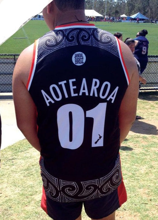 Basketball Singlet Māori