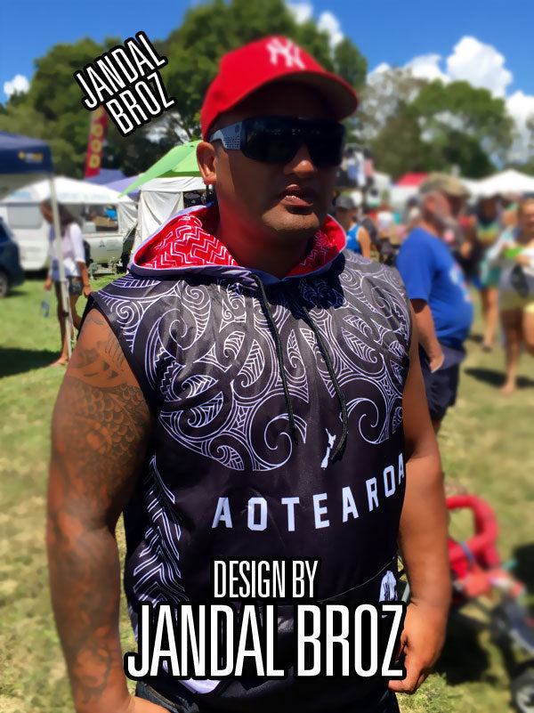 SPORTS HOODIE Ta Moko - Sleeveless