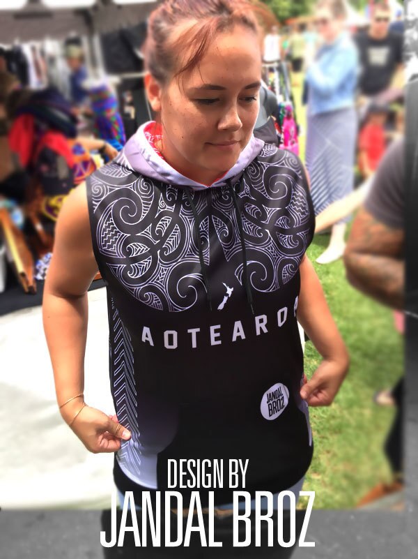 SPORTS HOODIE Ta Moko - Sleeveless