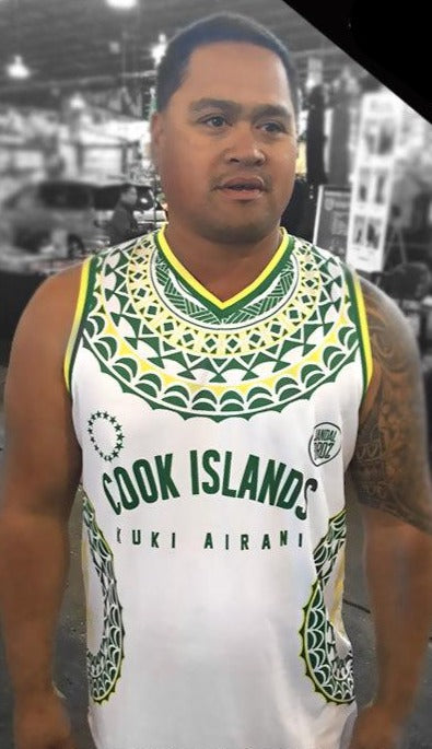 Basketball Singlet Pure Cook Islands chest