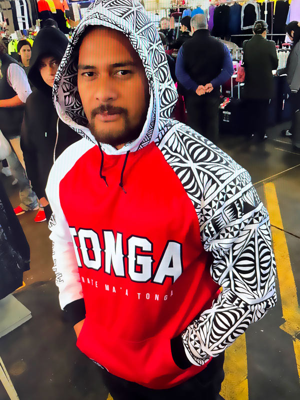 • Tonga Hoodie Red