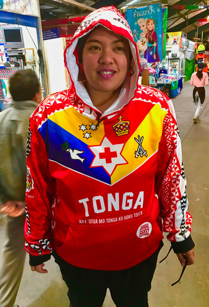 • Tonga Hoodie Sila Red