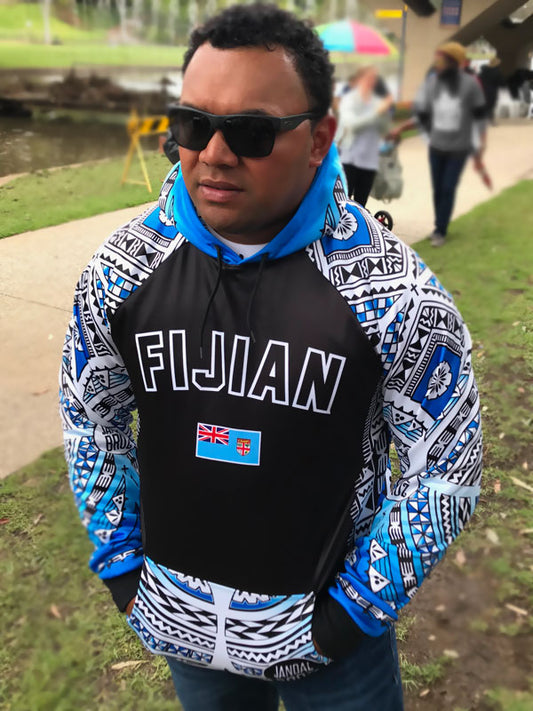 FIJI Hoodie  Fijian blue arms