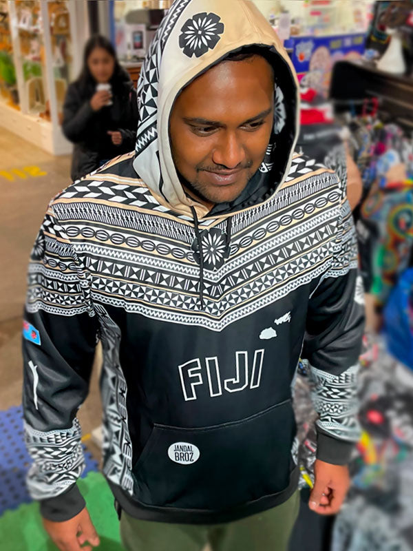 • Fijian Hoodie - Gold Masi