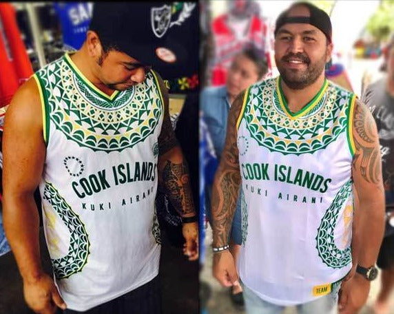 Basketball Singlet Pure Cook Islands chest