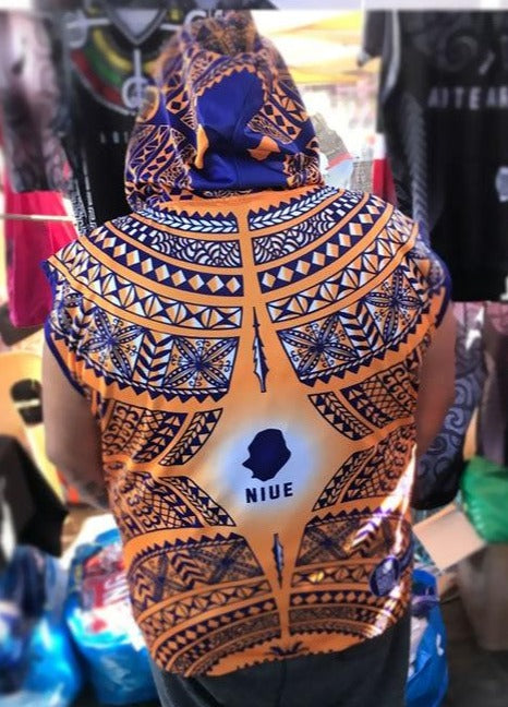 Niue sleeveless hoodie, Niuean culture is amazing
