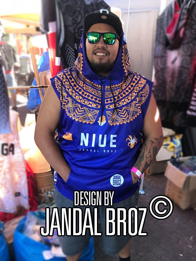 Niue sleeveless hoodie