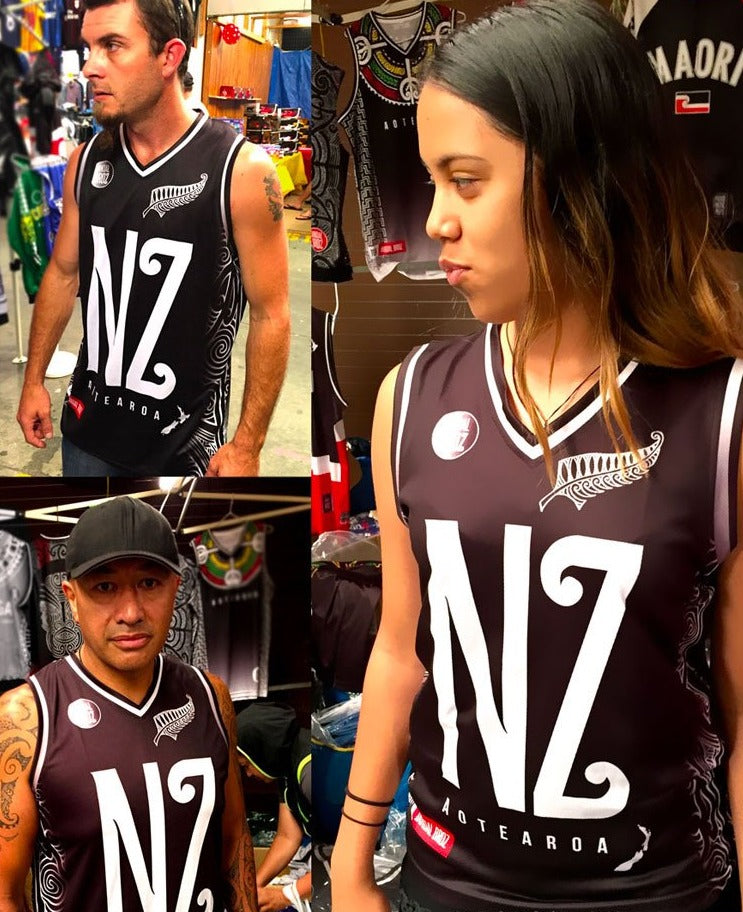 Basketball Singlet NZ Aotearoa Awesomeness