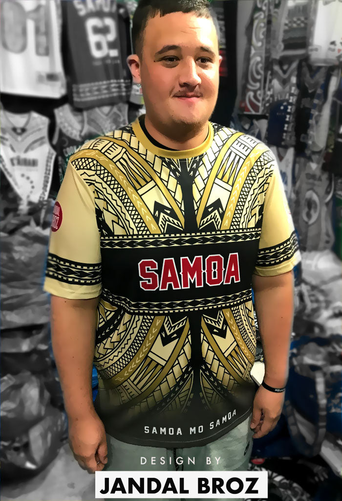 Samoan Siapo heritage - T shirt (Sports breathable fabric)