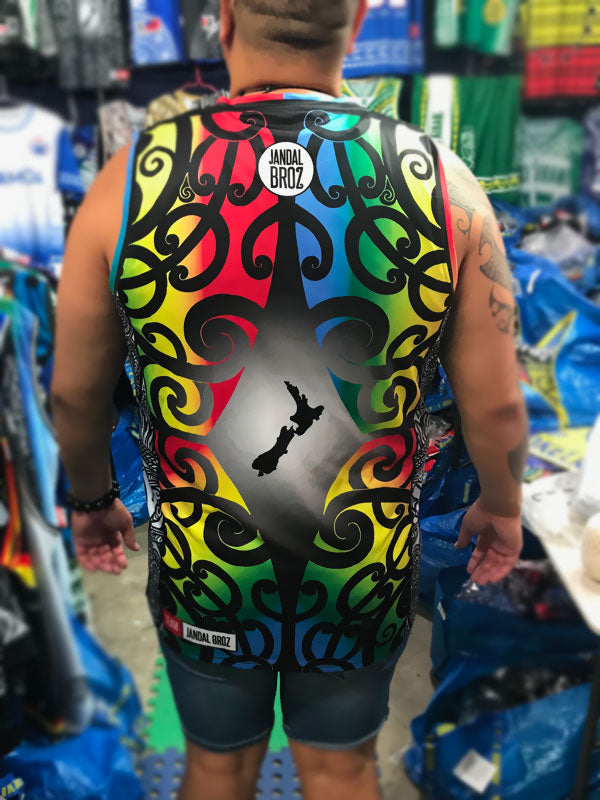 Taiaha healing reggae rasta -Maori Basketbal Singlet