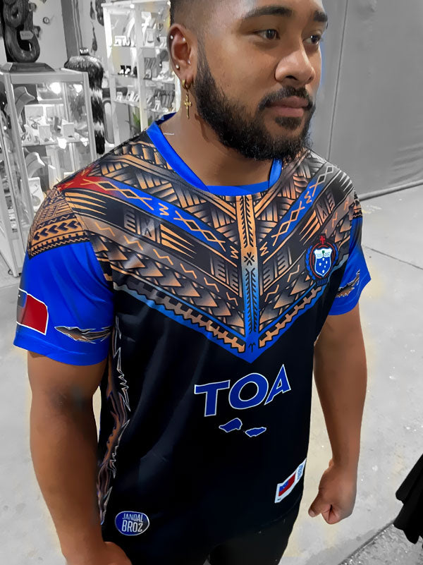 • Samoa Rugby Jersy - Siva Tau Toa Samoa spear