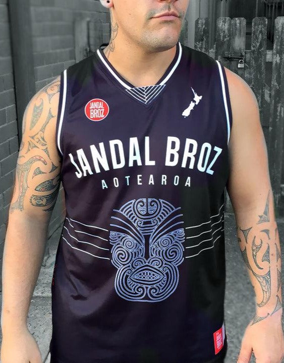 -Basketball Singlet Big Ta Moko